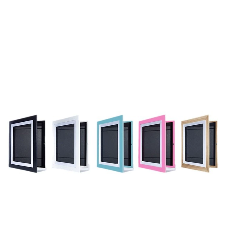 ">Границы дитячих творчих рамок Wooden Magnetic Photo Frame a43 Детские художественные развороты, рамка для хранения изображений, партия