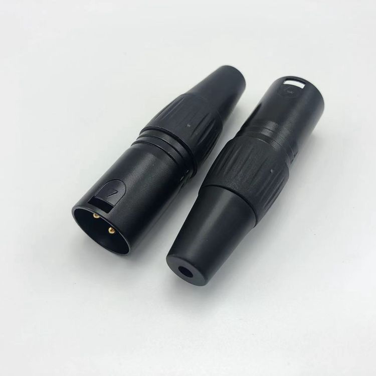 3 Core Black Capital Gongtou Tuyou Plug Three -Core XLR Muttile…
