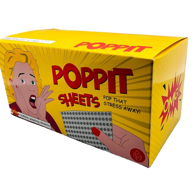 Poppit Sheets POP декомпрессионный артефакт пузырьковая бумага насосная офисная декомпрессионная игрушка пузырьковая бумажная пленка