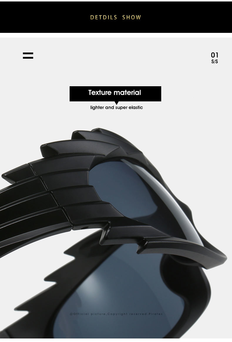 Sport-sonnenbrille Für Damen Im Lustigen Igel-design Modisch_voghion.com