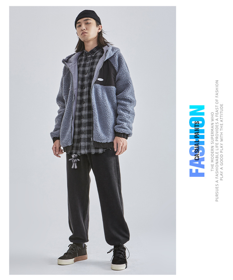 Abbigliamento maschile Abbigliamento maschile Pantaloni casual alla moda da uomo di marca Pantaloni autunnali nuovi da uomo Pantaloni larghi casual in maglia da uomo_voghion.com