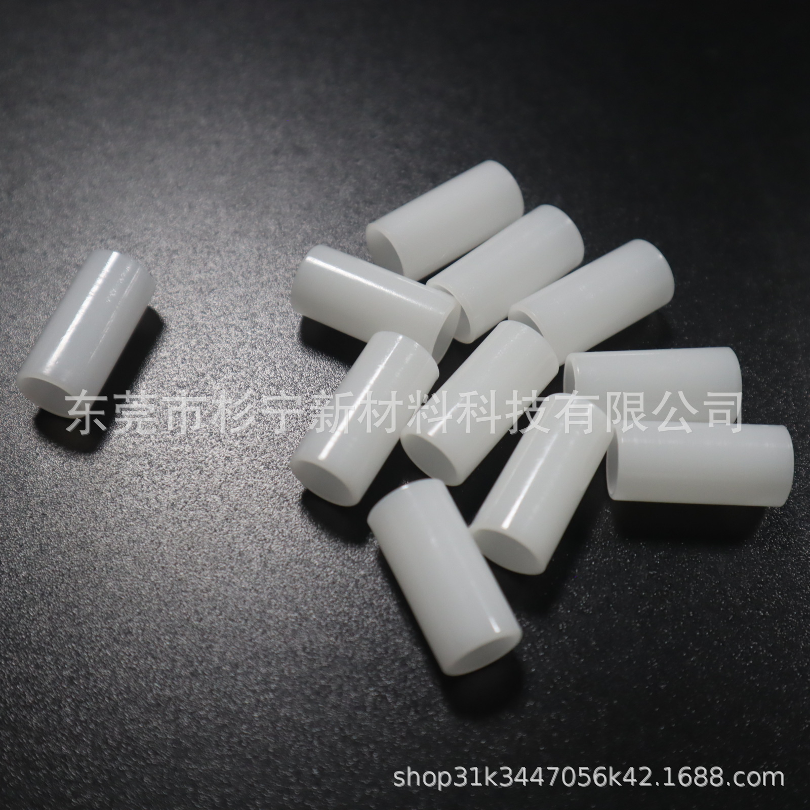 尼龙隔离柱绝缘垫高垫圈 尼龙套管 塑料空心柱