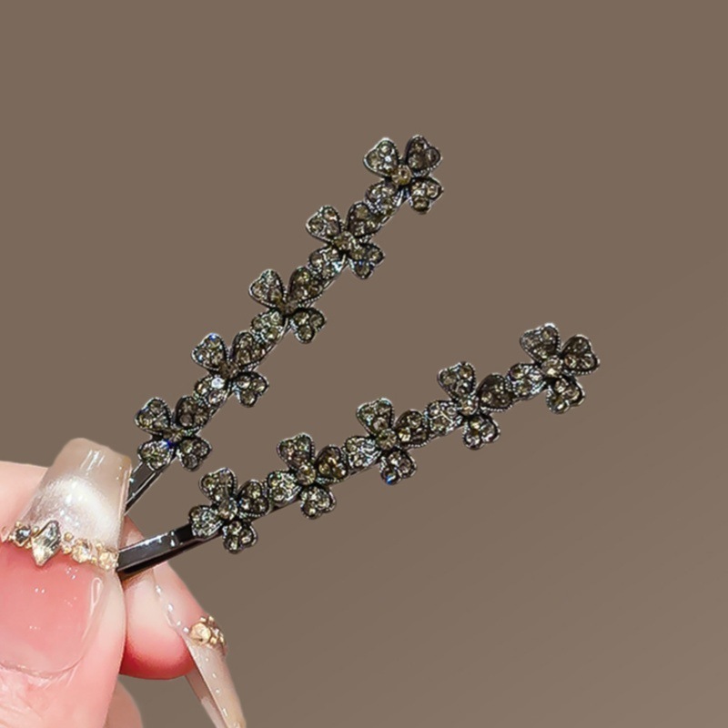 新中式流苏发夹女新款高级感金属发卡名族风侧边刘海夹碎发鸭嘴夹|undefined