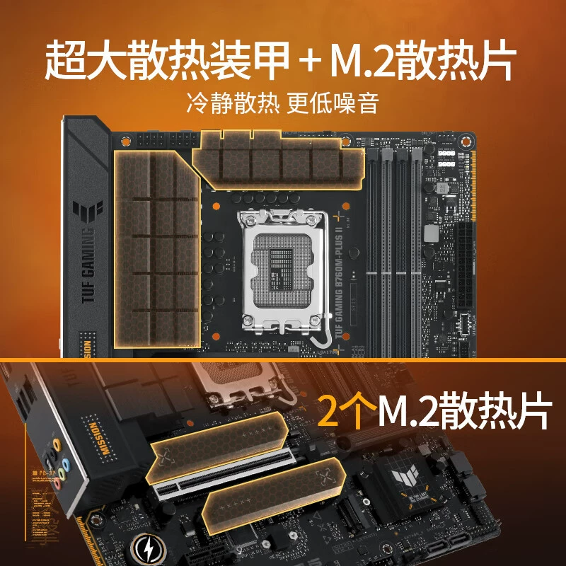 Процессор DDR5 TUF GAMING B760M-Plus II Heavy Cannon 14600KF