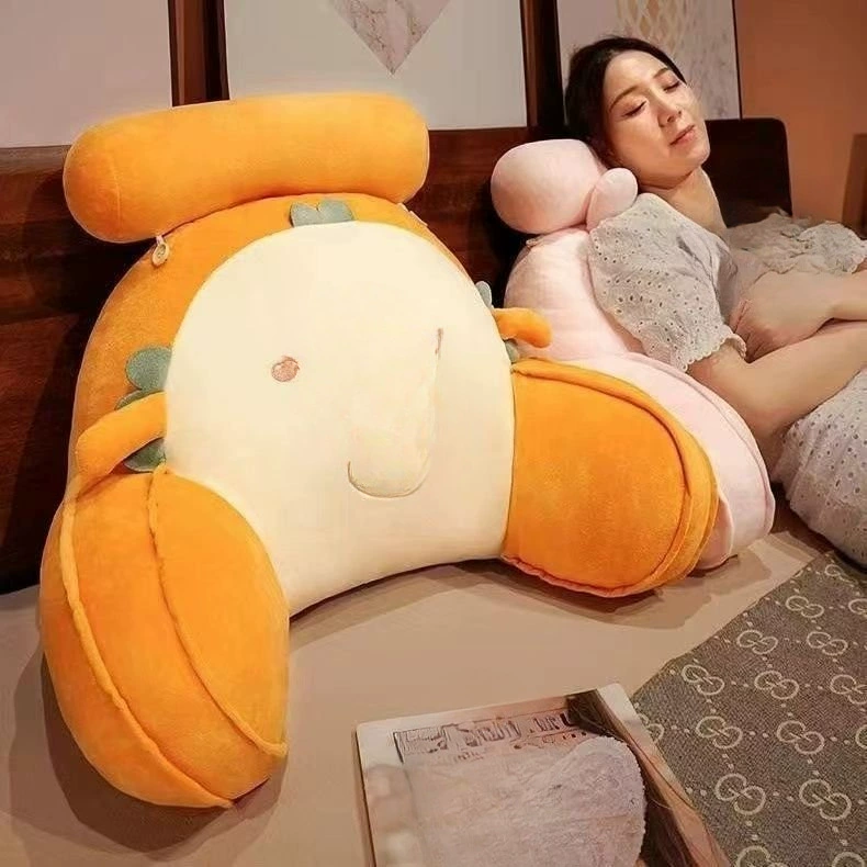 Мягкая прикроватная подушка с большой спинкой, диванная подушка для общежития, студенческая подушка для кровати, подушка для чтения, автомобильная подушка для талии, подушка