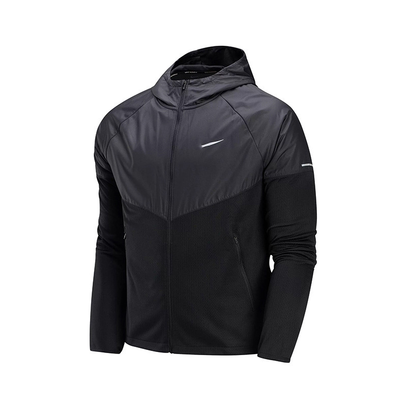 Spring and Autumn New Fashion Windbreaker for Men and Women, Sports Windproof Training Woven Jacket, Hooded Loose Jacket, Casual Sports