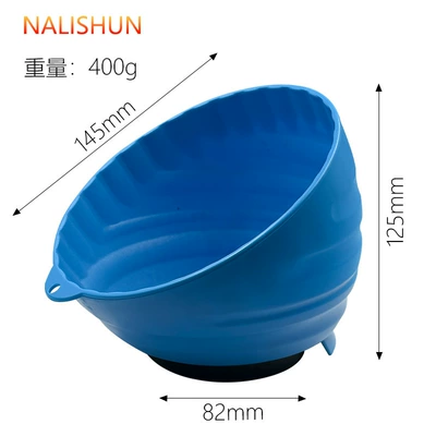 Auto Repair Magnetic Bowl Parts Repair kit - magnetic-storage-bowl-blue