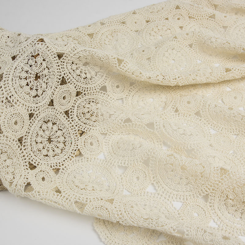 Geometric Water-Soluble Disc Rope Embroider Cloth Rope Embroider Dress Lace Embroider Bag Fabric Geometric Water-Soluble Disc Rope Embroider Cloth Rope Embroider Dress Lace Embroider Bag Fabric
