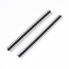 Single -row anti -curved needle 2.54mm spacing 90 degrees anti -curved needle single -row needle copper needle 1*40P plastic in long needle