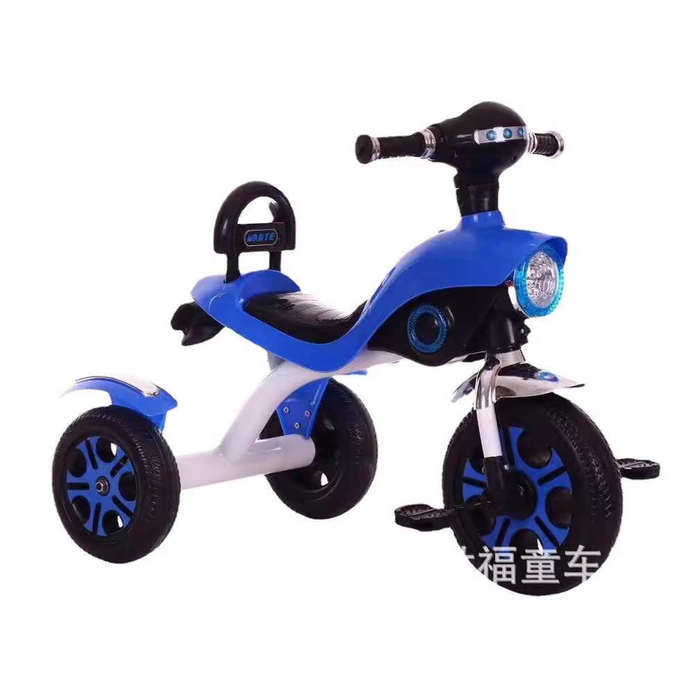 Los fabricantes suministran triciclo infantil de comercio exterior bebé pedal bicicleta música triciclo para niños