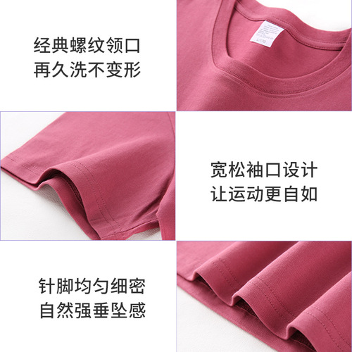 Handle 8 yuan/piece combed compact rotor spun conventional heavy combed men's T-shirt (non-returnable)