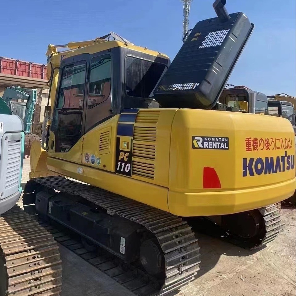 Exportación doméstica de segunda mano Komatsu100 PC110 PC120 PC130 fábrica de importación de excavadoras