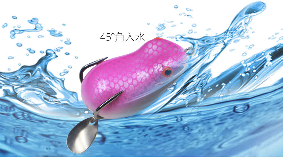 Floating Soft Frogs Fishing Lures Soft Baits Bass Trout Fresh Water Fishing Lure