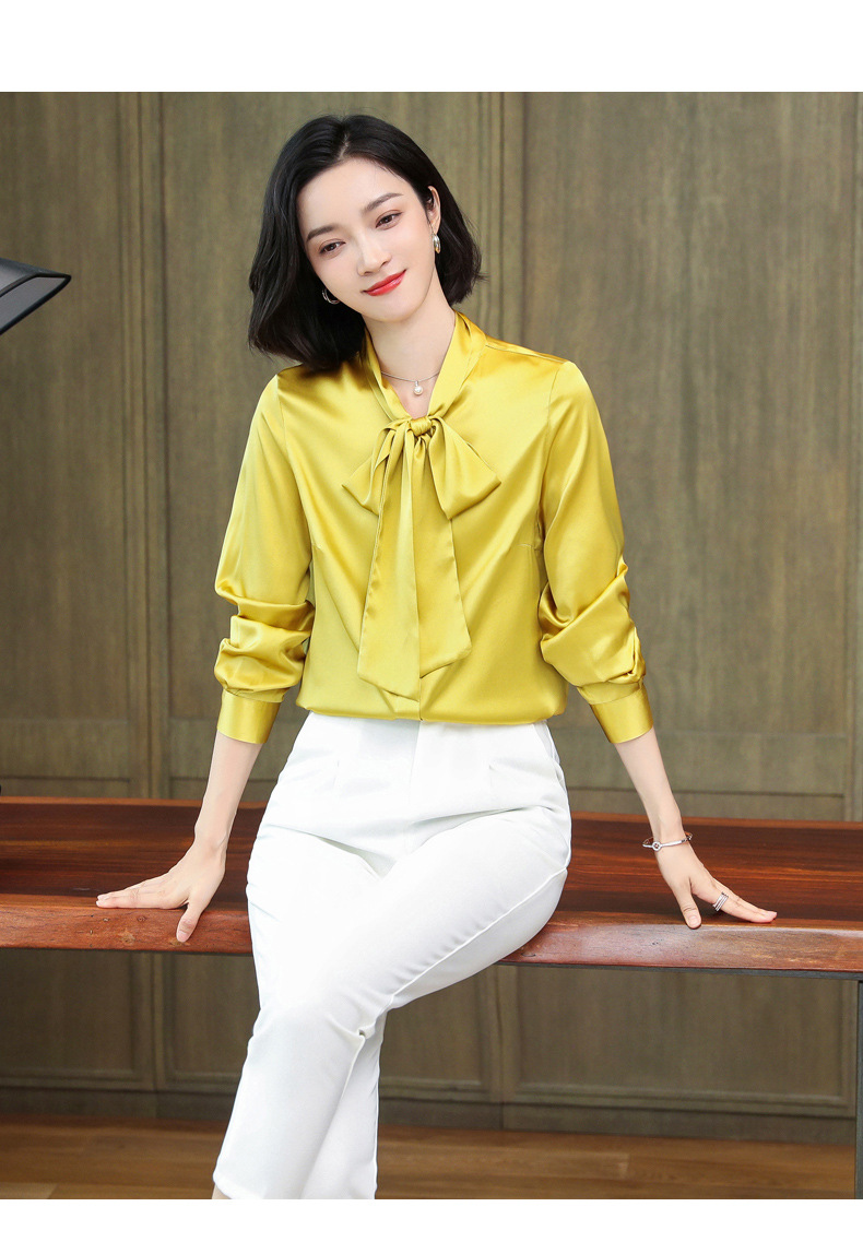 B4272 2550K ÁO SƠ MI NỮ HANTDC MÙA XUÂN THU ĐÔNG THỜI TRANG NỮ LỤA TƠ TẰM G06 SẢN PHẨM MỚI