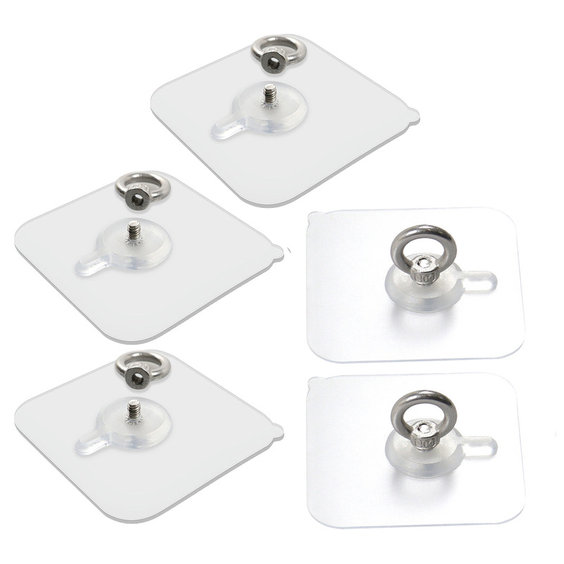 Viscous Ceiling Hook Stainless Steel Practical Wall Hanging Auxiliary Hook Waterproof Nail-free Punch-free Viscous Wall Hook