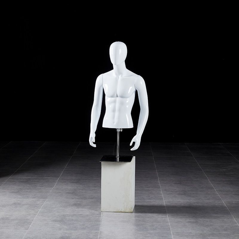 Modelo masculino accesorios cuerpo humano maniquí de plástico plataforma tienda de ropa masculina ventana de ropa tiro estante de exhibición de ropa