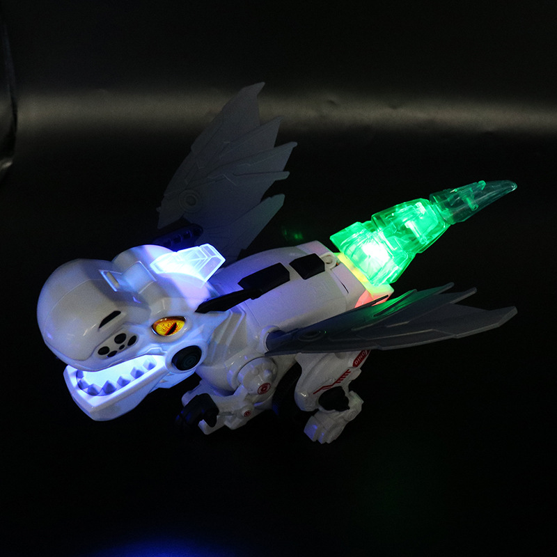 acrobacias eléctricas mecánicas rotativas juguetes de dinosaurio música iluminación caminando automáticamente modelo de simulación de dinosaurio Tyrannosaurus