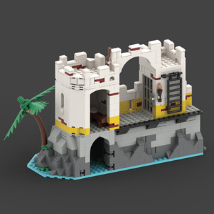 Moc-155822 6259 Transformation: Pirate-Themed Small Cell and Tower 726 Particle Number