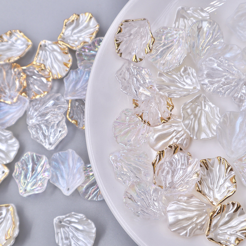 100 PCS/Package Plastic Resin Shell Pendant DIY Ornament Accessories display picture 1