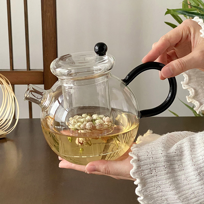 批发中式花茶壶套装水杯午茶功夫茶茶具茶馆玻璃杯子圆润凉水壶|undefined