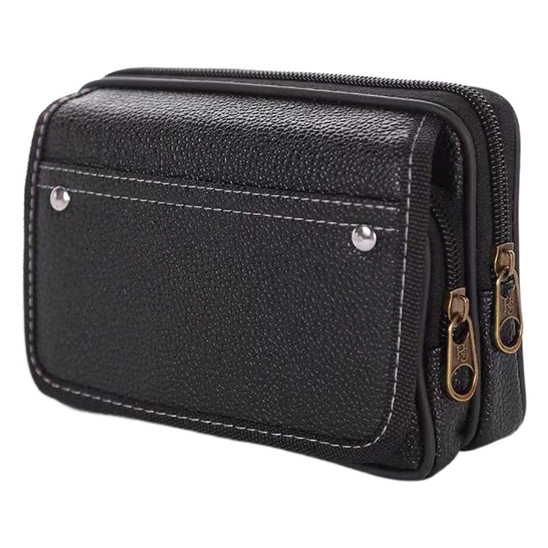 Men wear belt mobile phone waist bag PVC multifunctional change key horizontal casual wear-resistant factory spot wholesale