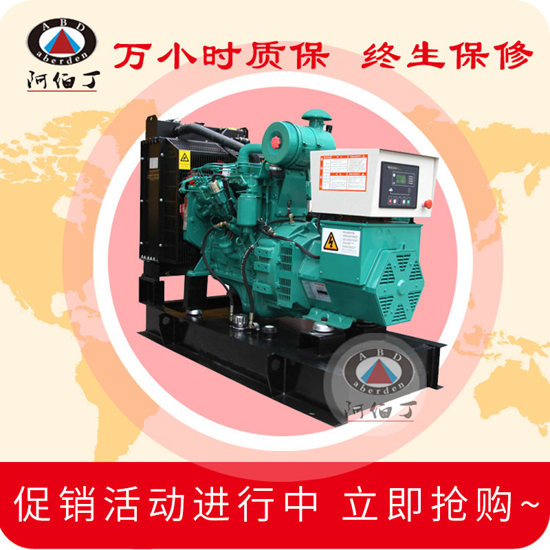 厂家批发省内包邮康明斯50kw柴油发电机组 纯铜无刷三相发电机组