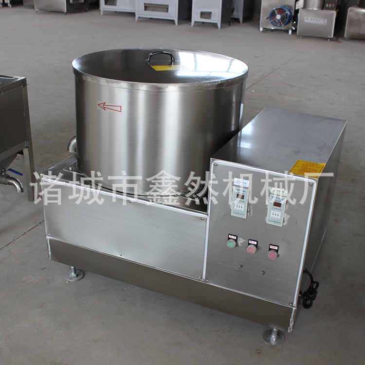 自动出料脱油机 五香鱼皮脱油设备 商用不锈钢脱水机生产厂家