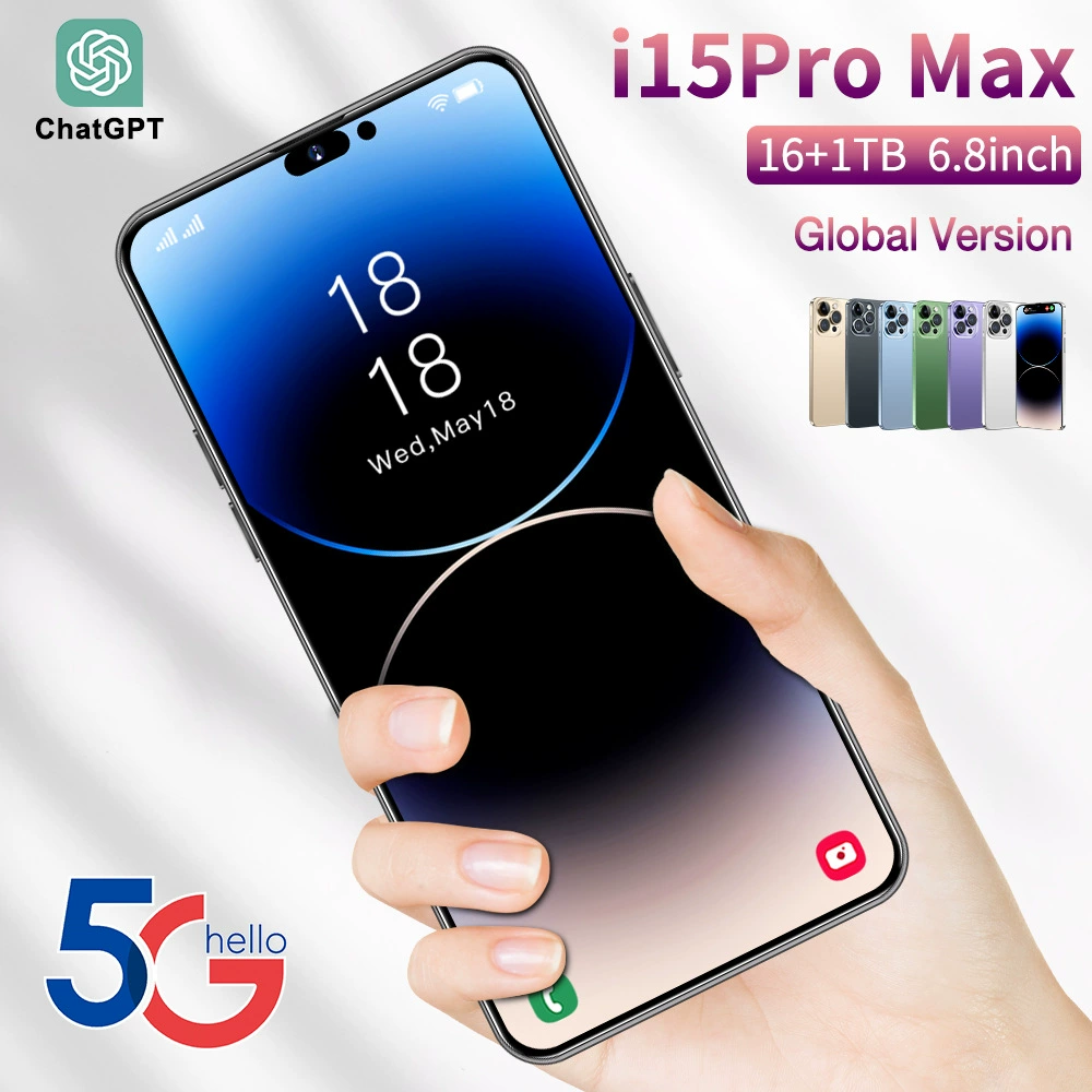 (Кросс-граничная торговля), смартфон, intel core i15, 15промакс, 4G, (Физика), Android 2, 6.3 дюйма