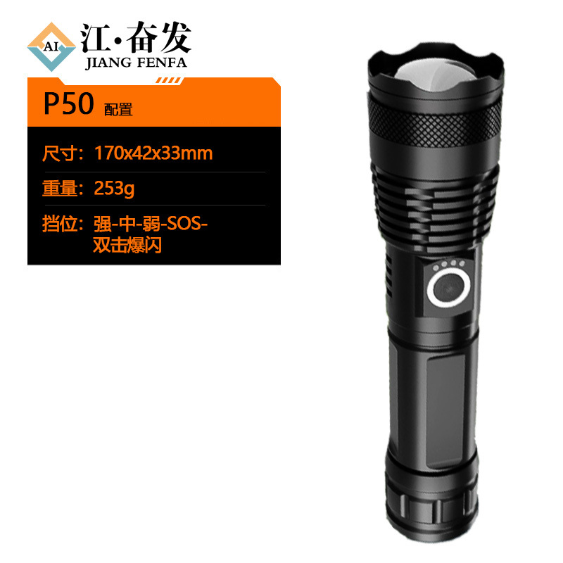 Linterna láser de luz fuerte explosión de larga duración de carga táctica multifuncional mini antorcha láser blanca al aire libre