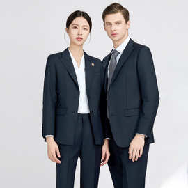 职业西装正装职场套装男女同款公务员面试工作服正装工装西服面试