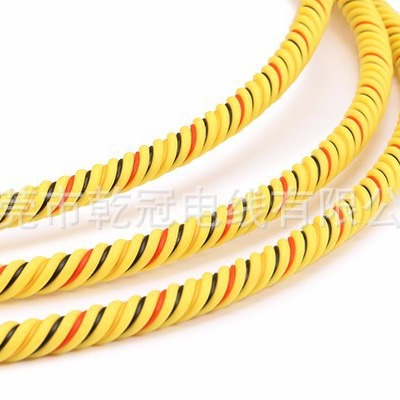 四芯定位漏水检测线测漏定位感应绳漏液水浸报警线定位水浸绳阻燃