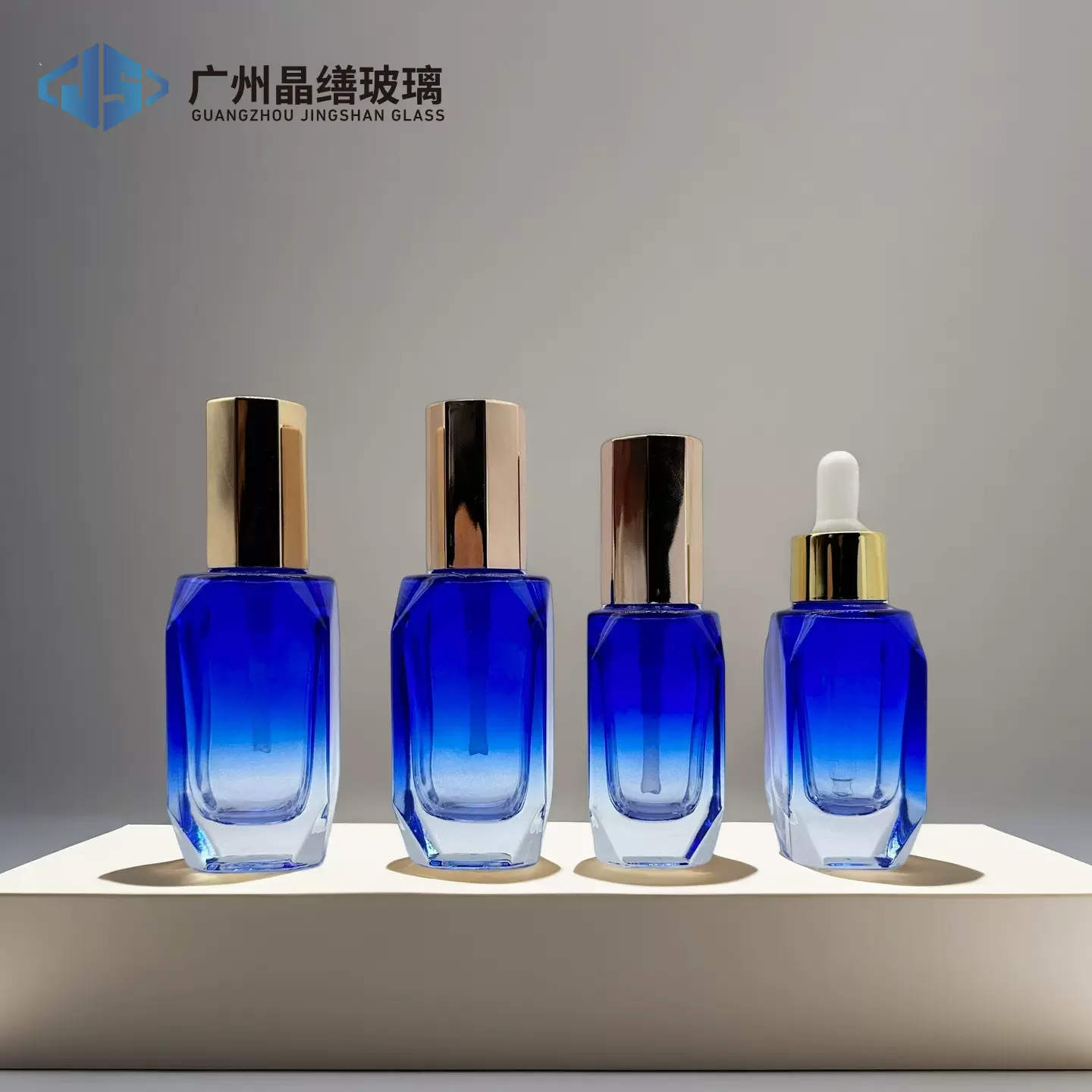 晶缮现货30ml透明玻璃瓶乳液精华液瓶粉底液乳液瓶精华素化妆品瓶