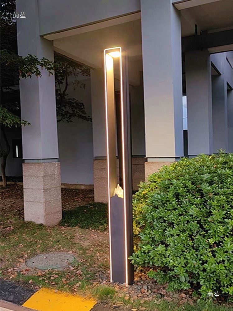 Paisaje lámpara de césped jardín al aire libre lámpara de columna baja lámpara de jardín lámpara de césped LED lámpara de aluminio iluminación de jardín parque