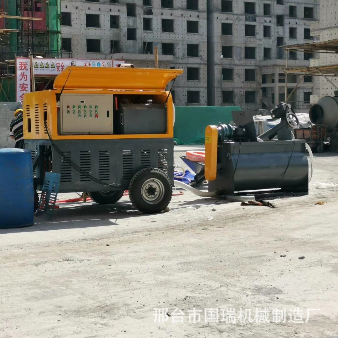 混凝土输送泵柴油浇筑泵拖泵地泵小型混凝土泵车25型混凝土输送泵