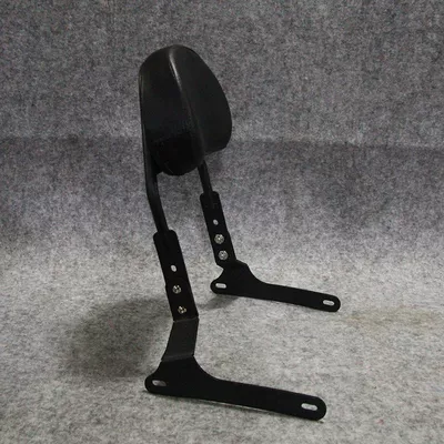 Motorcycle tail | Rack - black-tubular-low-back