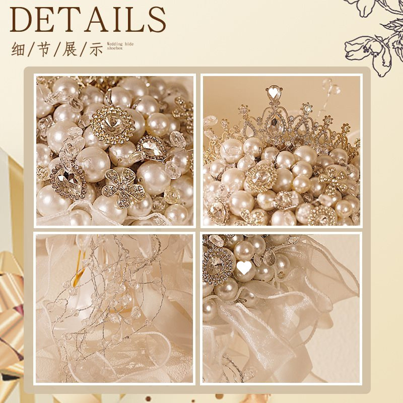Набор материалов для невесты из жемчуга, ручная работа, стиль высокого качества