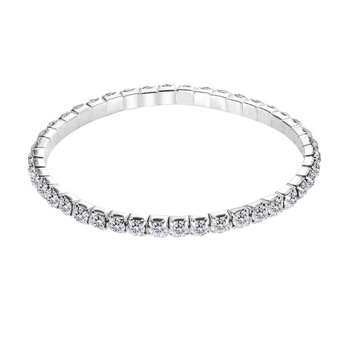 Best-selling diamond-studded heart-shaped Roman bracelet with unique design, Instagram-inspired minimalist crystal zirconium bracelet