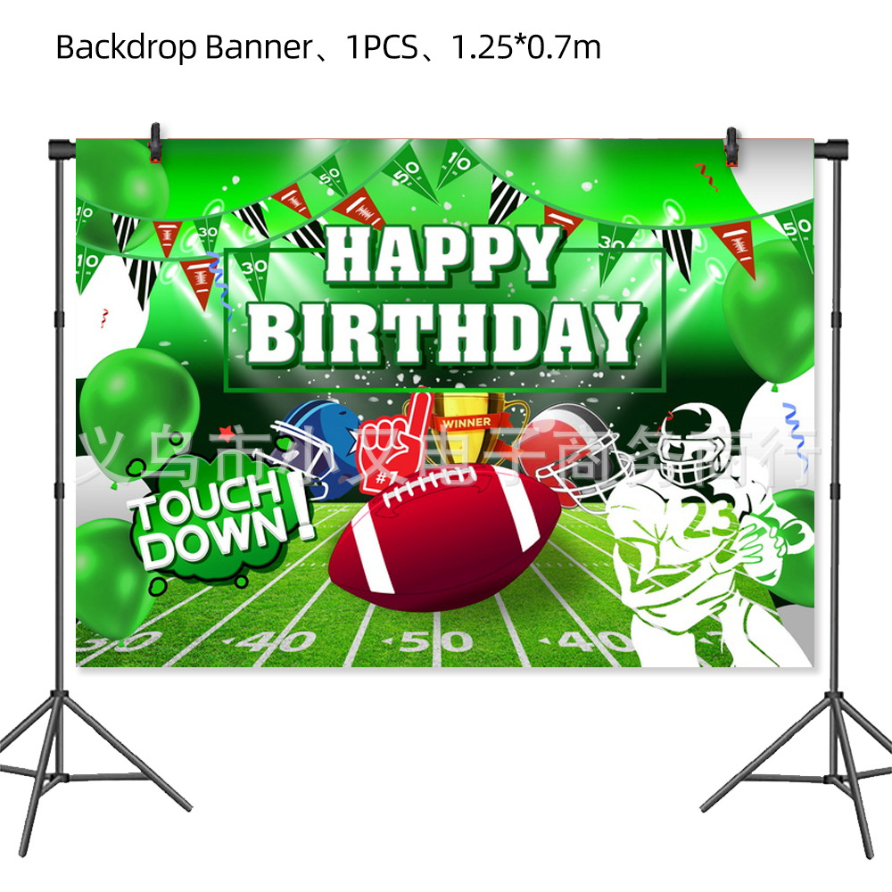 Super Bowl rugby fútbol americano fiesta de cumpleaños de los niños vajilla Placa de papel mantel decoración suministros del partido