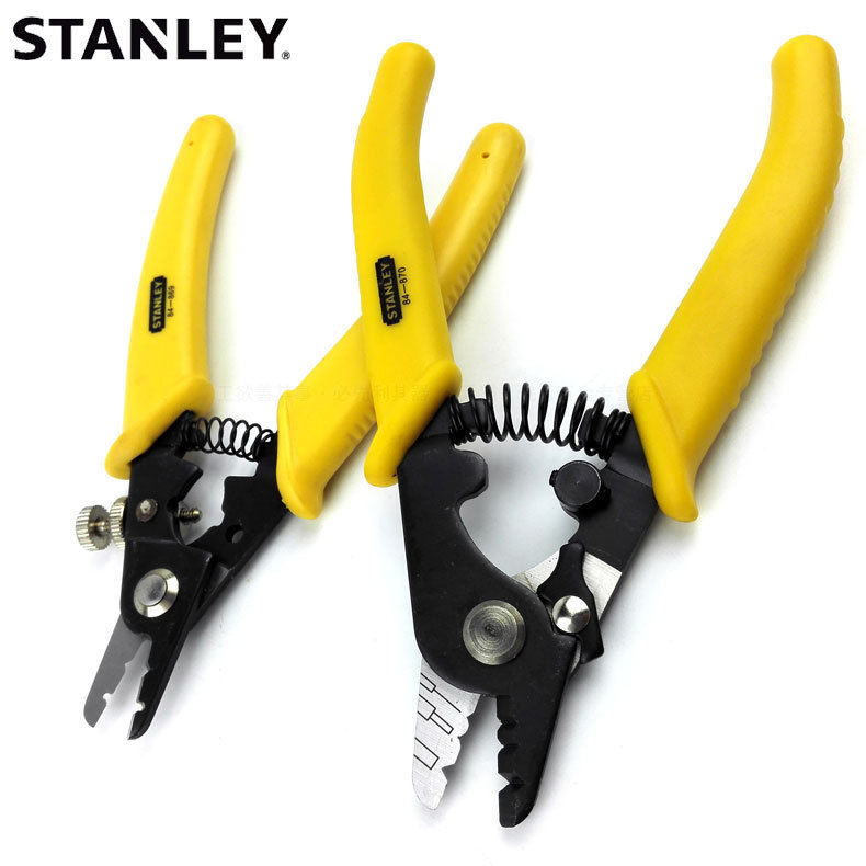 史丹利84-869/870-22 可调式光钎电缆剥皮钳剥线器 0.125/25mm2