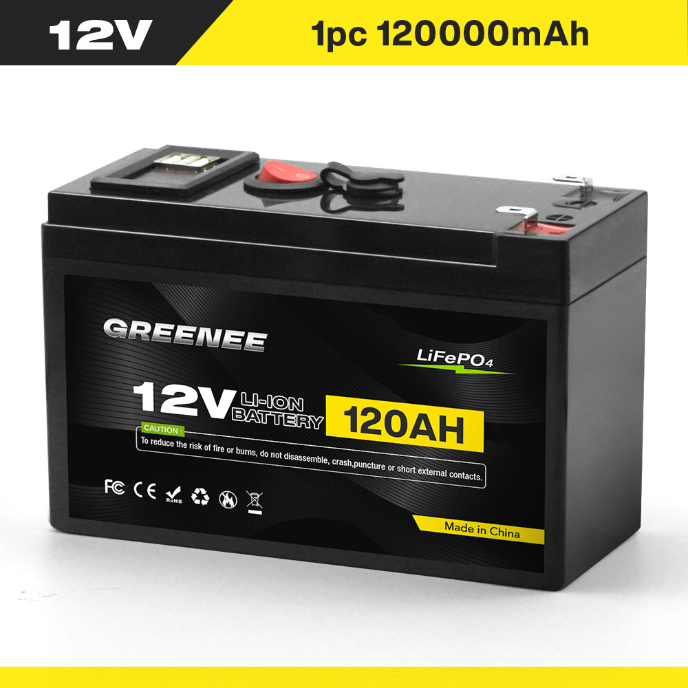 150000mAh célula de fosfato de hierro de litio 12V fuente de alimentación de almacenamiento de energía al aire libre estándar BMS carga segura