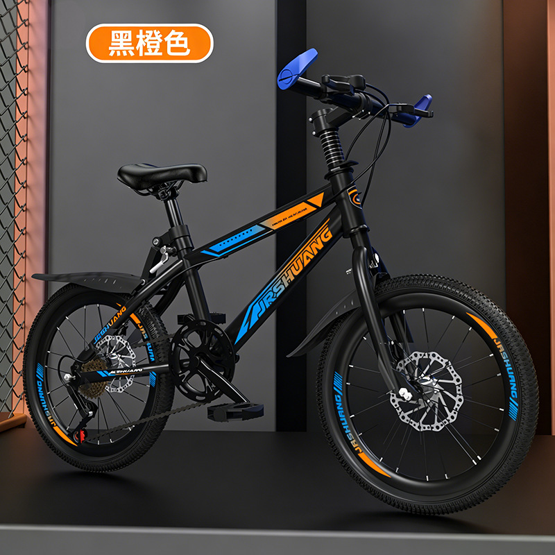 Bicicleta de montaña adolescente niño niña bicicleta amortiguador de freno de goma de cambio de velocidad ligera montar freno sensible image 22