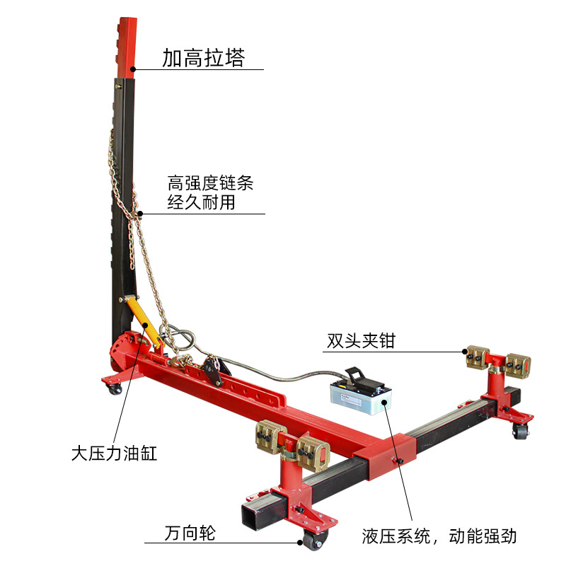 Simple Marco de haz de hoja de metal corrector auto equipo de protección del cuerpo del coche corrector