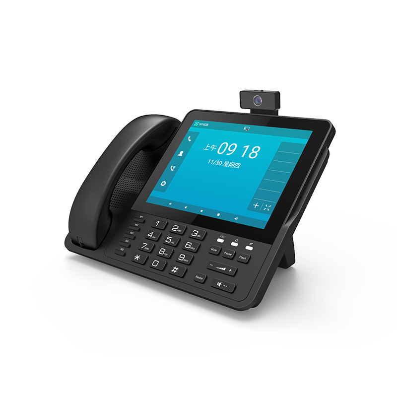 专业定制带按键8寸触摸屏VOIP IP可视电话支持二次开发可插SIM卡