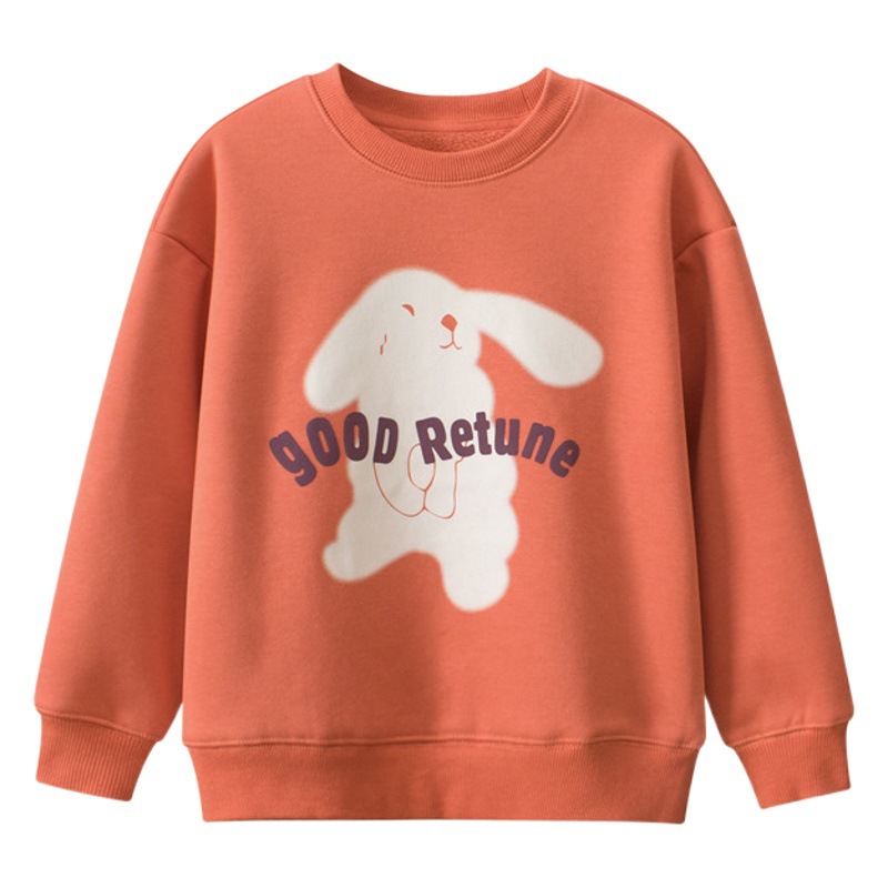 Grrr suministro de ropa para niños transfronterizos 2023 Otoño e Invierno suéter forrado de lana para Niños y Niñas Ropa entrega de una sola pieza