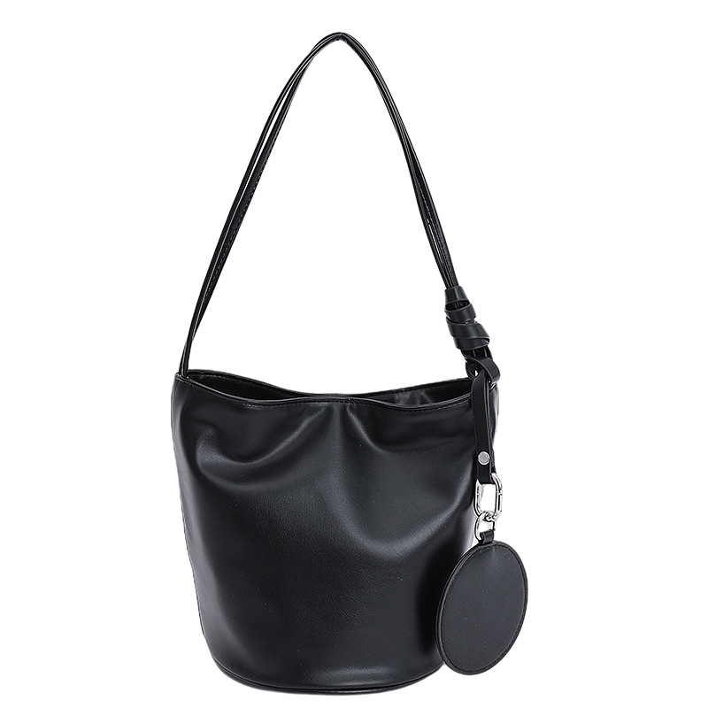 2025 nuevo bolso de mujer simple bolso de axila casual bolso de cubo de gran capacidad para mujer bolso de hombro de alta gama de moda