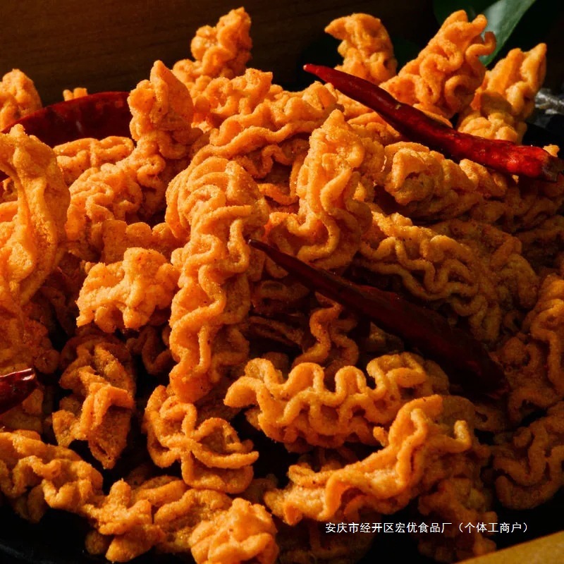 八爪烧锅巴散装批发按斤卖麻辣味小吃火锅店同款脆锅巴小零食批發