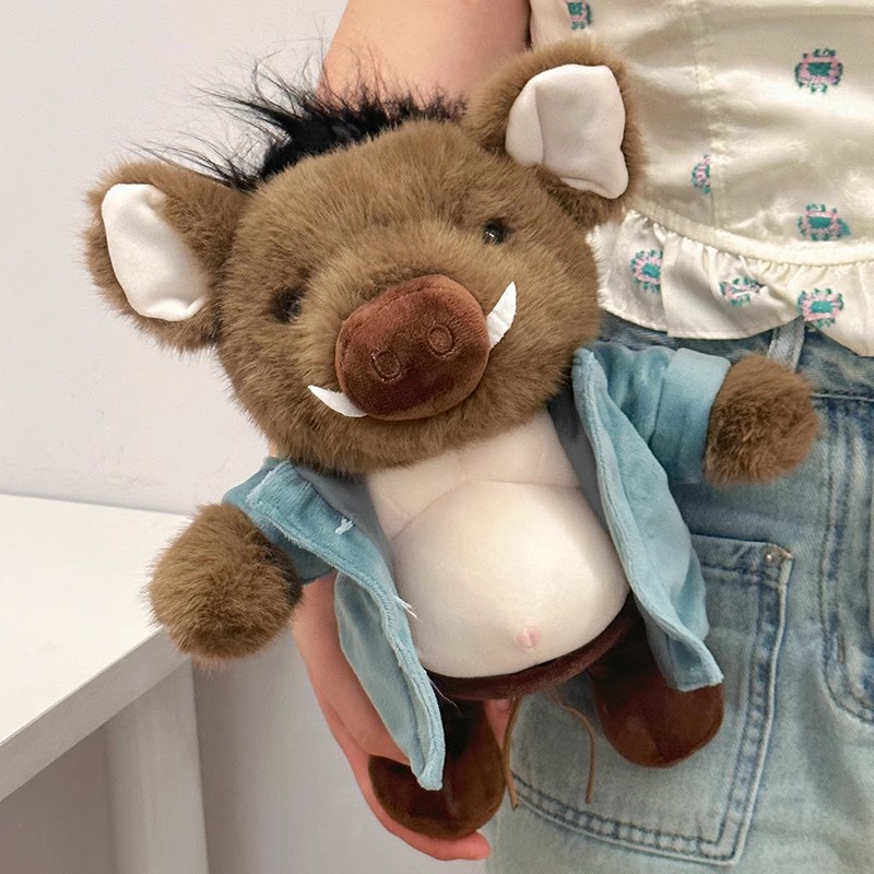 Modelo de celebridad de Internet Black Myth Wukong alrededor de la muñeca Pig Bajie Muñeca Mochila Adornos Peluches Regalo de novio