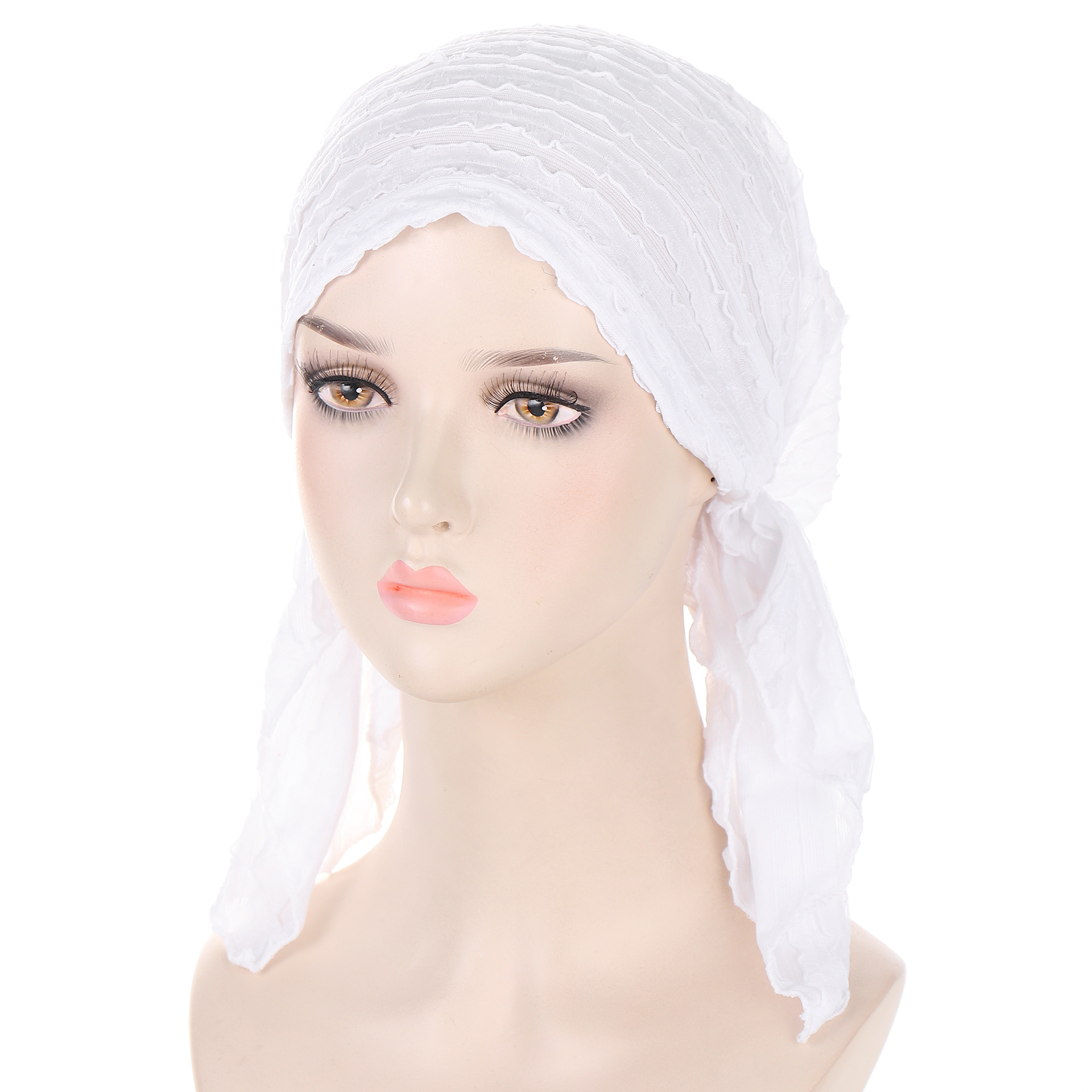 55g Weight Hijab Hats Type Daily, Street Occasion Polyester Material Solid Color Pattern All Seasons Season Women's Gender Casual, Classic Style Style Eaveless Rim Women's Casual Classic Style Solid Color Polyester Hijab 4