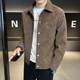 Jacket Men's Spring and Autumn 2024 New Fashion Brand Suede Casual Jacket Men's Clothes
