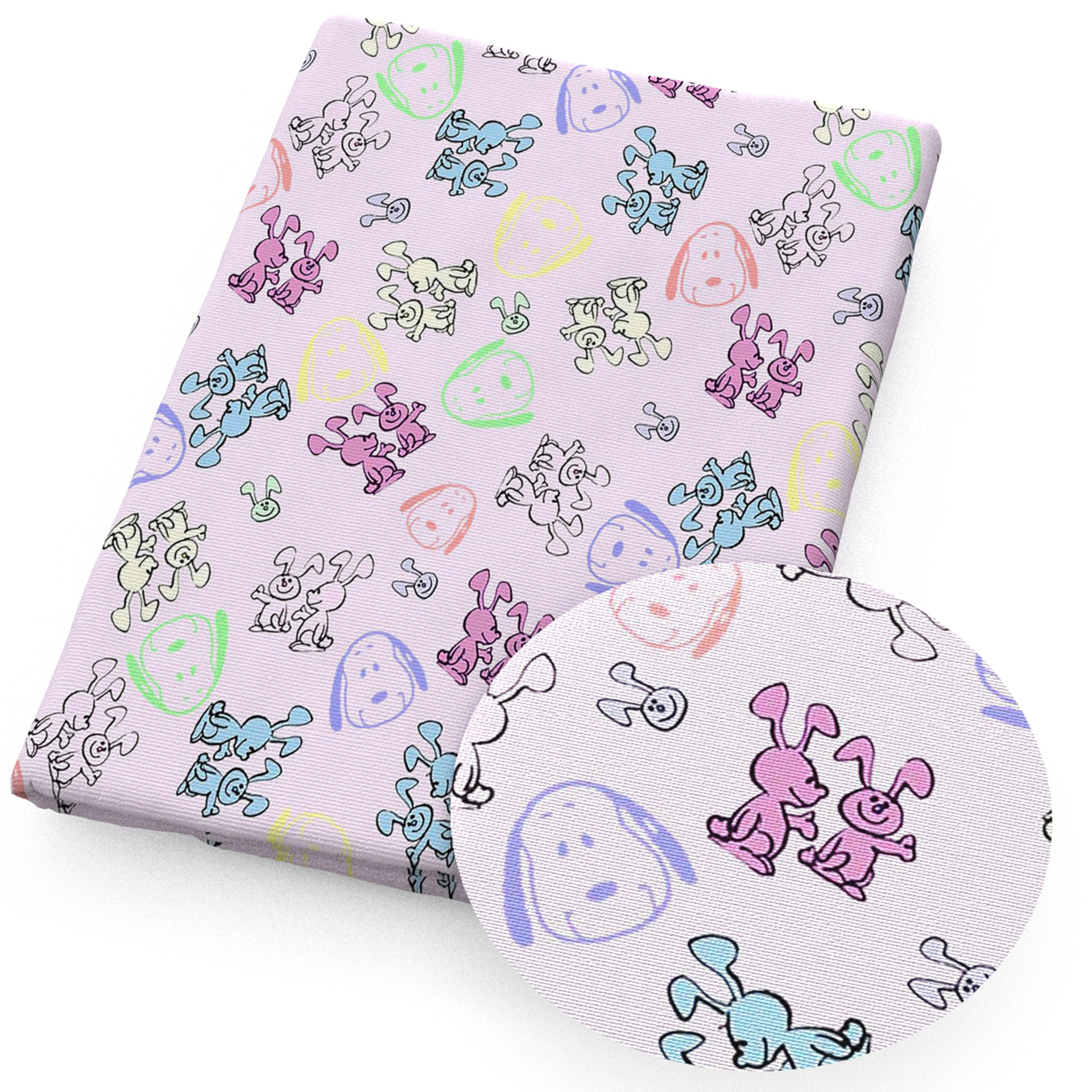 Perro Snoopy impresión de dibujos animados 100% tela de algodón DIY ropa hecha a mano bolsa, 1Yc55667
